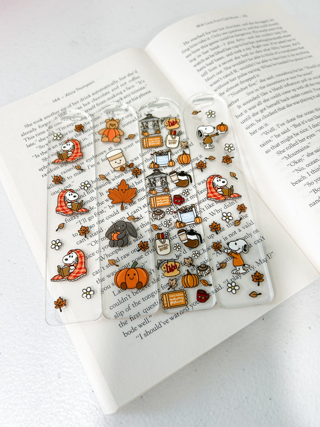 Cozy Fall Bookmarks